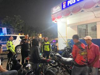 Gelar Blue Light Patrol Polresta Pekanbaru Berhasil Amankan 36 Unit Sepeda Motor
